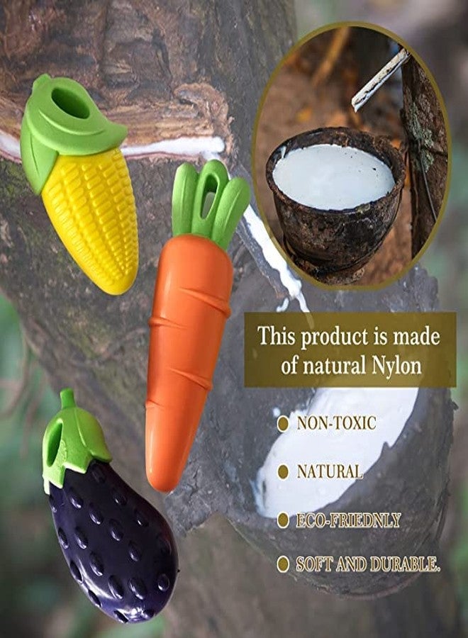 Pups&Pets ألعاب مضغ غير سامة تصدر صوتاً من Pups&Pets - لعبة مطاطية متينة لا تتلف لجميع سلالات الكلاب - عبوة من 3 قطع - Image 5